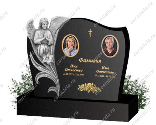 красивый памятник с ангелом для родителей