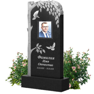 памятник с березкой